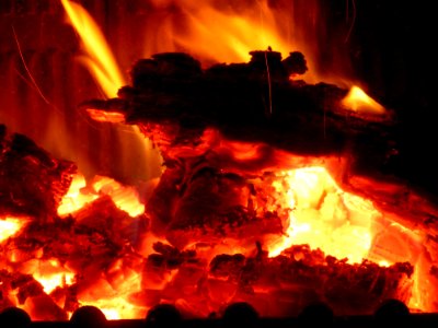 Fire Heat Flame Geological Phenomenon photo