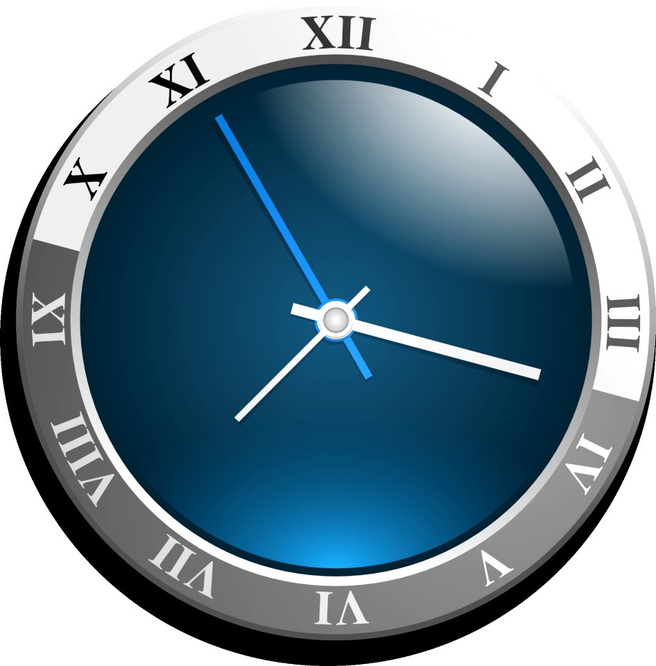 Blue Clock Product Design Product