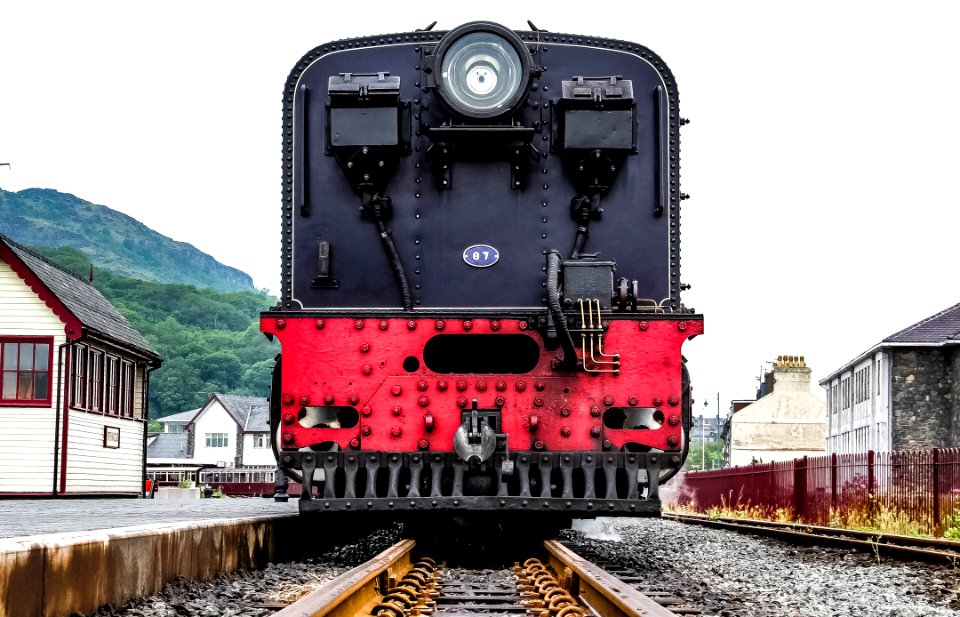 Black And Red Train