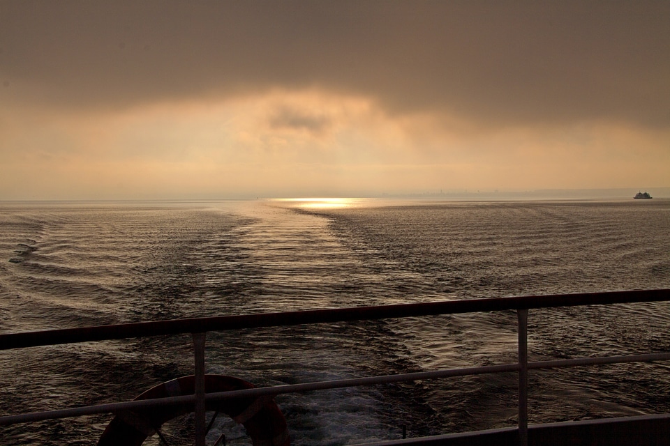 Germany sunset water