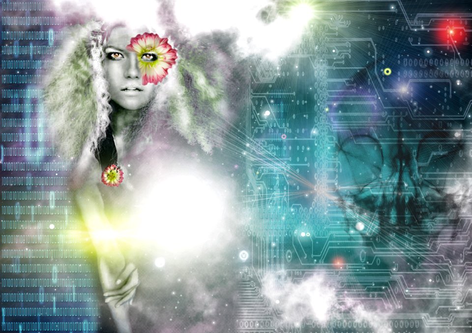 Galaxy Universe Woman