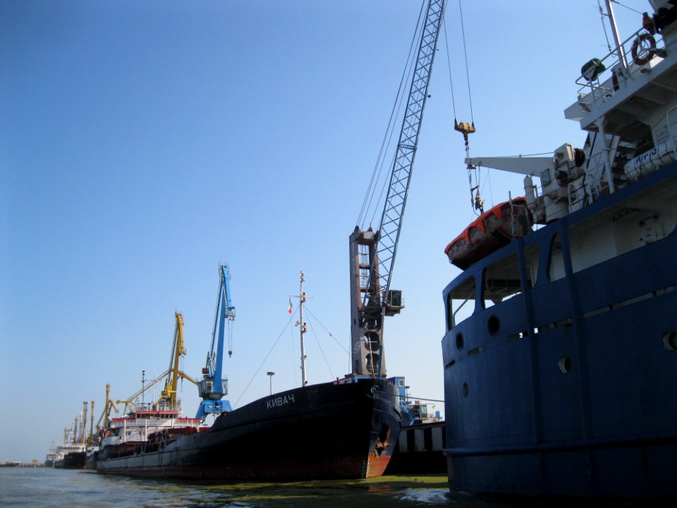 Russian Ships In Anzali Port
