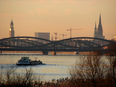 Hamburg From River Elbe photo
