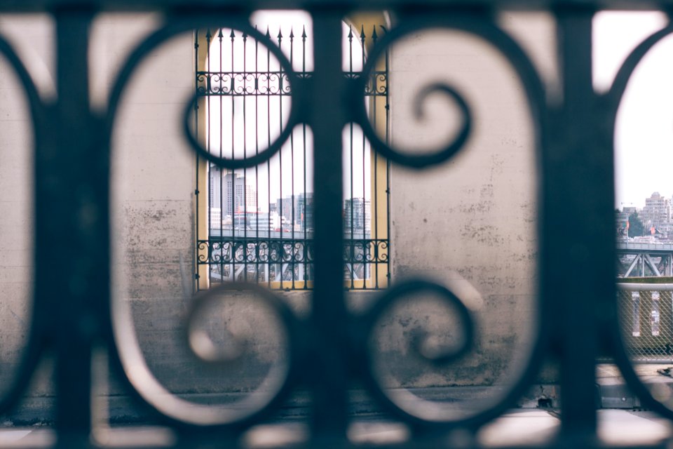 Black Steel Window Grills