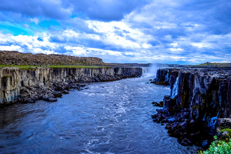 Waterfall And River