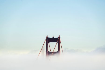 Golden Gate Bridge In Mist photo