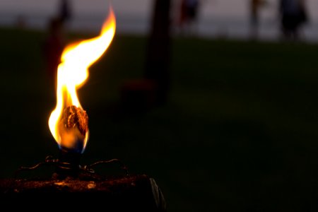 Close Up Of Burning Flame photo
