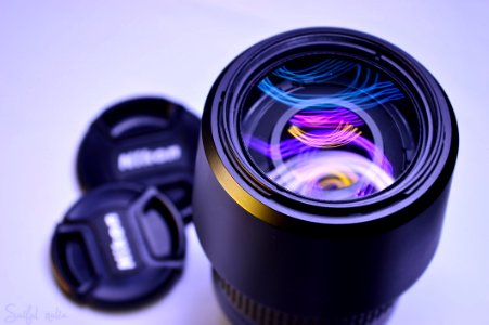 Camera Lens Lens Purple Product