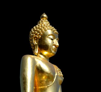 Statue Gautama Buddha Sculpture Metal photo