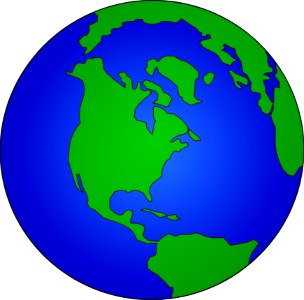 Green Globe Planet Earth photo