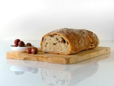 Bread Rye Bread Loaf Baked Goods photo