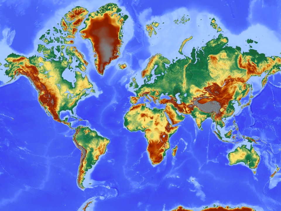 Map Earth World Organism