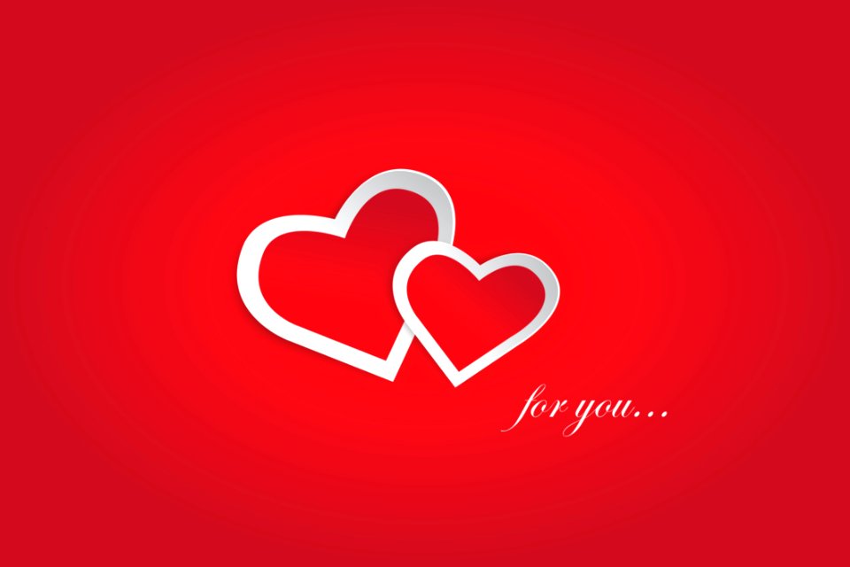 Red Text Love Valentines Day