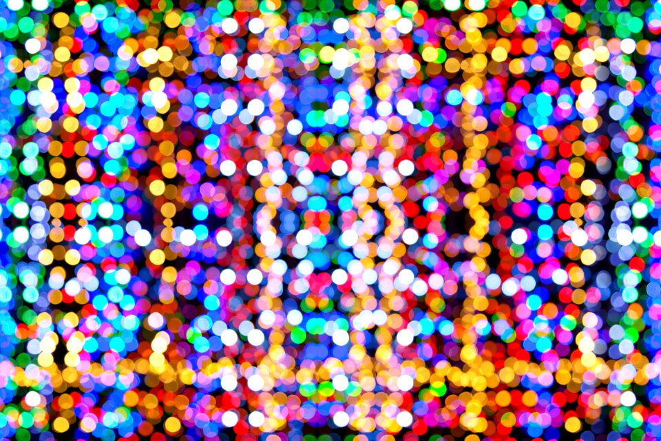 Pattern Glitter Circle Festival