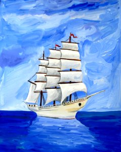 Sailing Ship Caravel Barque Full Rigged Ship