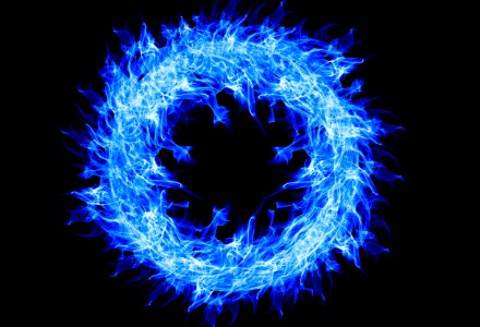 Fractal Art Electric Blue Organism Special Effects photo