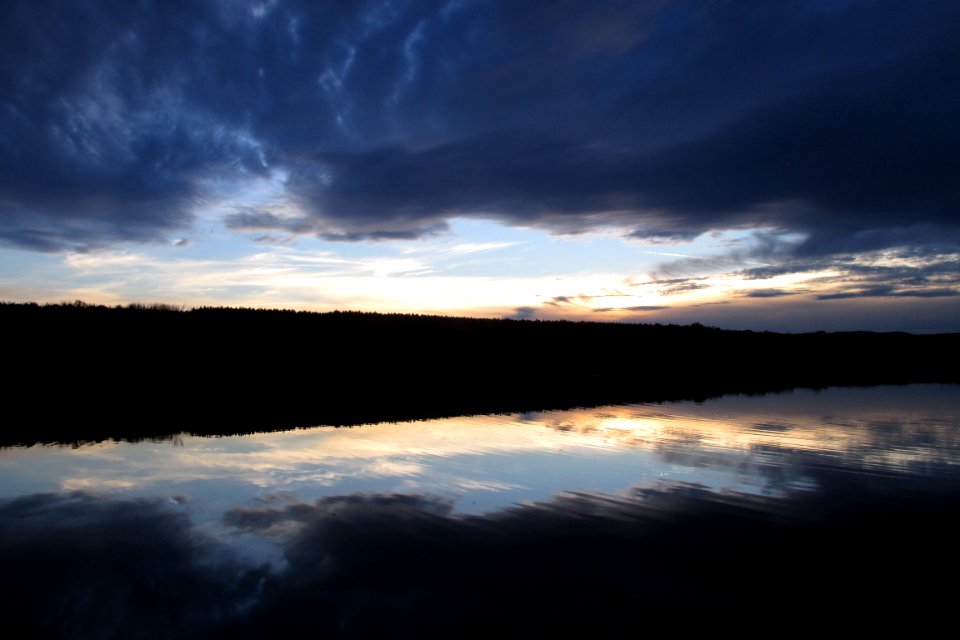 Sky Reflection Horizon Loch