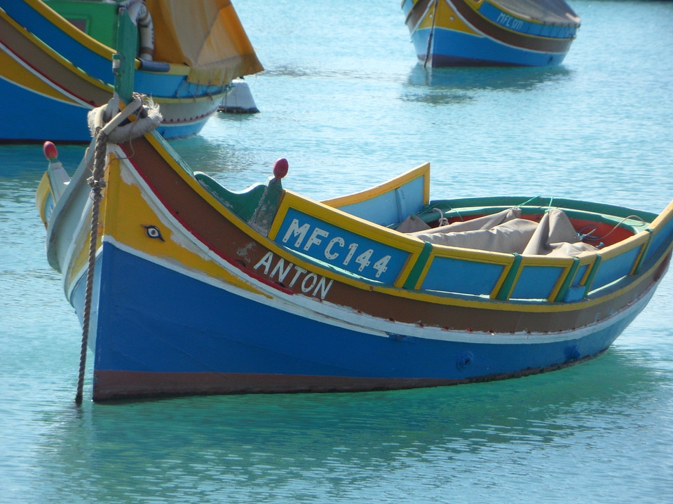Marsaxlokk fishing boat boat