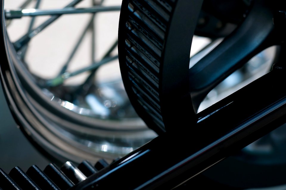 Wheel Spoke Light Close Up