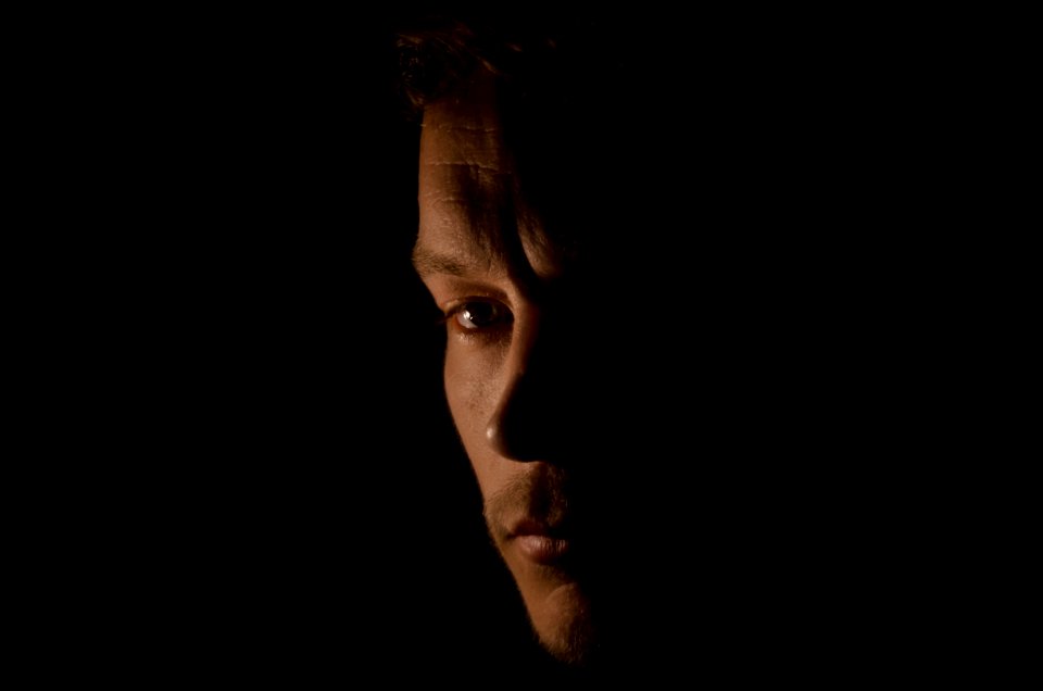 Sad Face In The Shadows