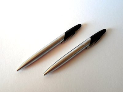 Pen Set On White photo