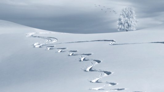 Sky Freezing Atmosphere Of Earth Nunatak photo