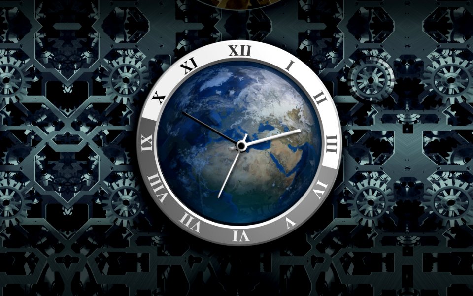 Clock Computer Wallpaper Circle Font