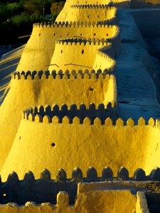 Yellow Landmark Sky Wall