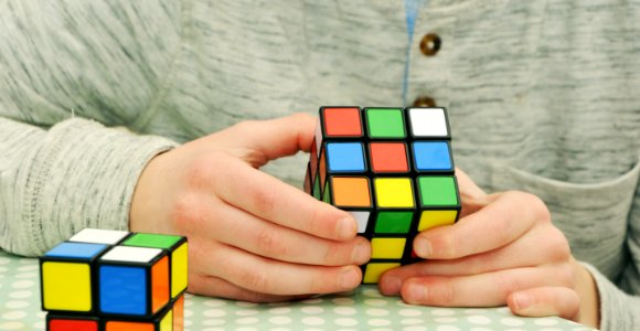 Rubiks Cube Toy Mechanical Puzzle Play photo