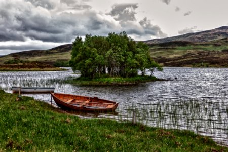 Loch Water Reflection Cloud