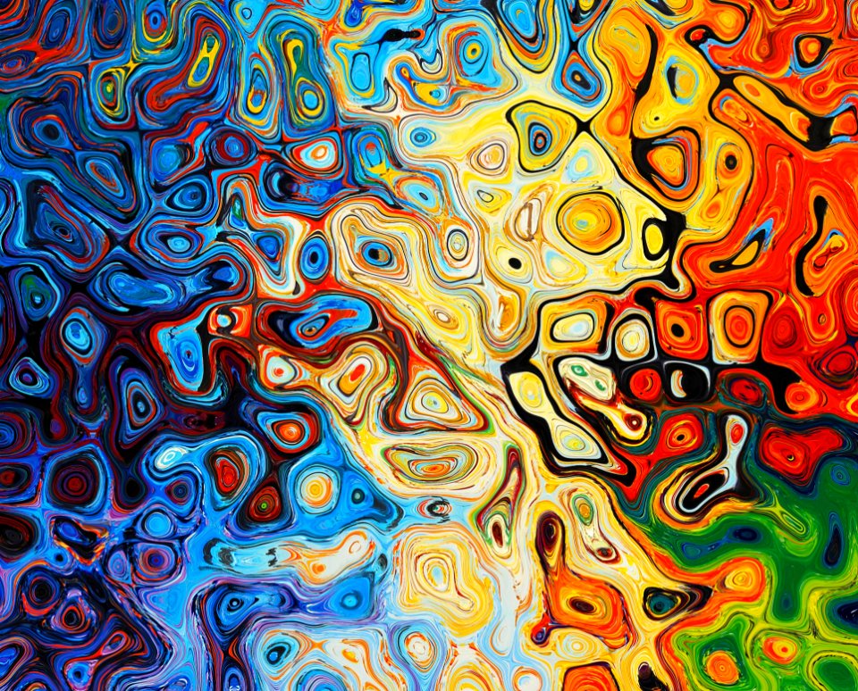 Art Modern Art Pattern Psychedelic Art