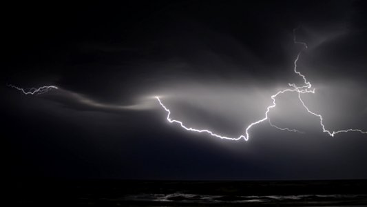 Lightning Sky Thunder Atmosphere photo