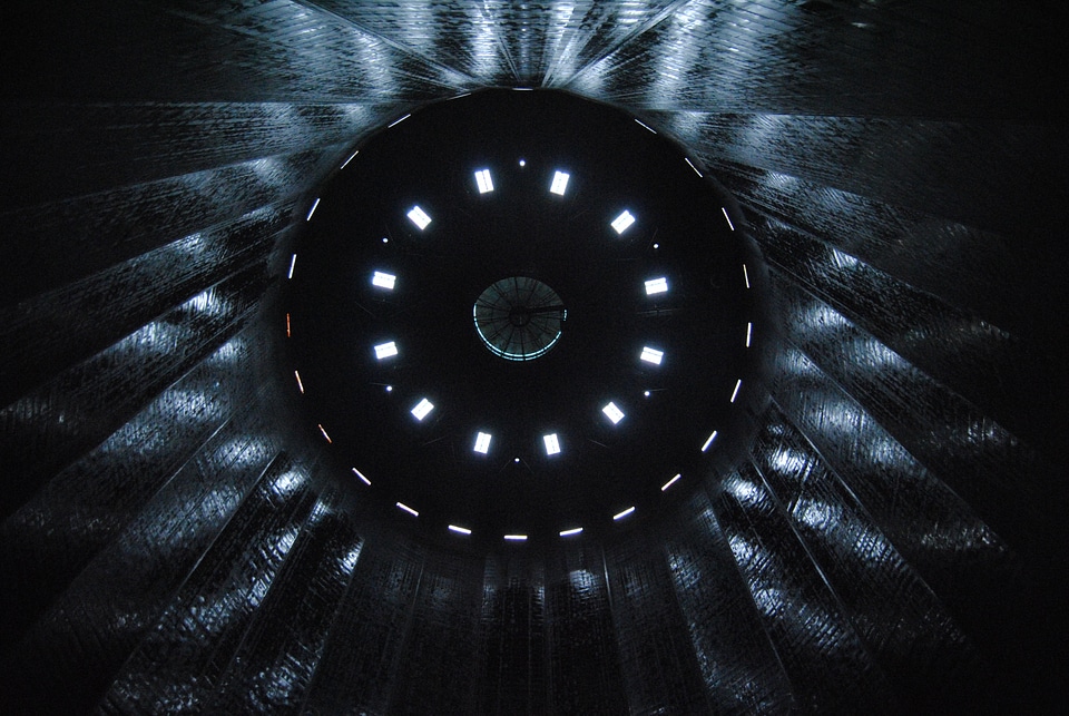 Cathedral black ceiling