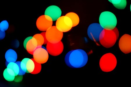 Colorful Bokeh Lights Background photo