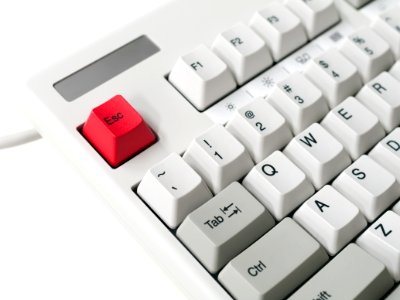 Close-up Of Computer Keyboard photo