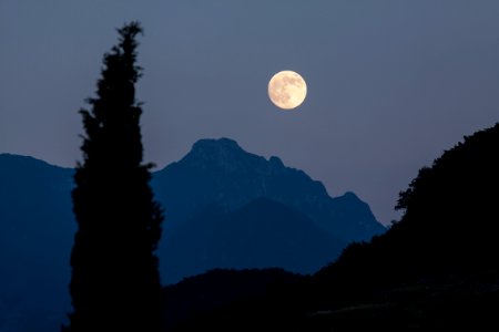 Sky Moon Atmosphere Phenomenon photo