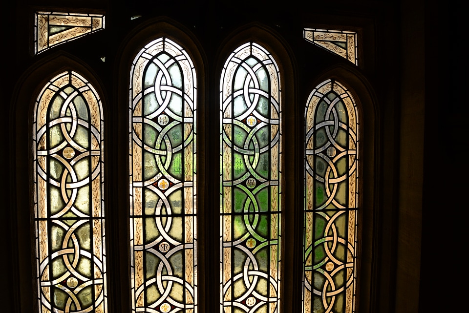 Church transparency window