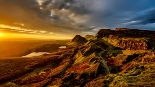 Sky Highland Dawn Rock photo