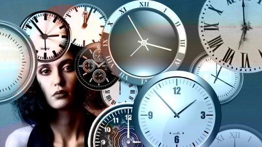 Watch Clock Product Design Font