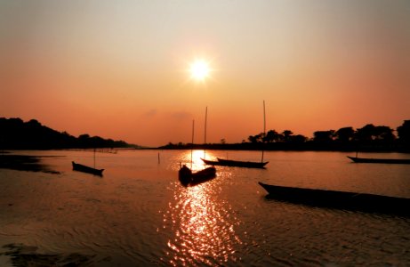 Sunset Sunrise Horizon Calm