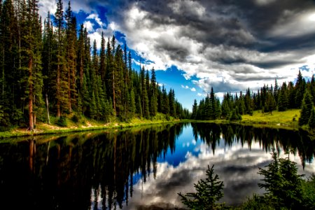 Reflection Nature Wilderness Sky photo