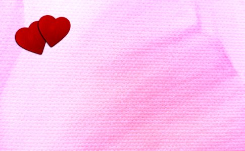 Two Hearts And Pink