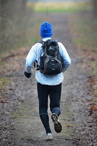 Jogger people over outfit photo