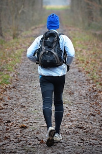 Jogger people over outfit photo