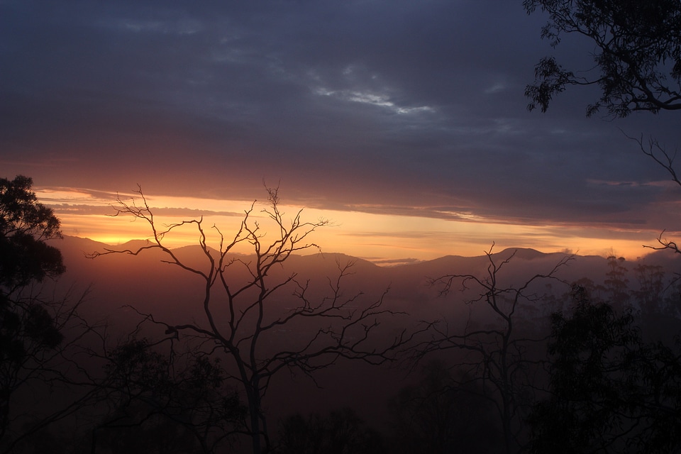 Nature landscape sun