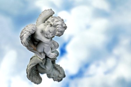 Statue Cloud Sky Sculpture