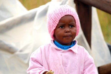 Pink Child Headgear Girl photo