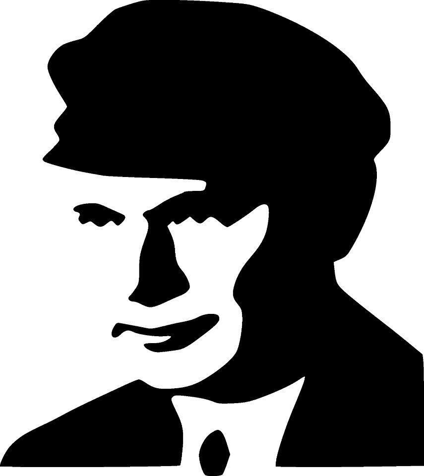 Black And White Silhouette Nose Head