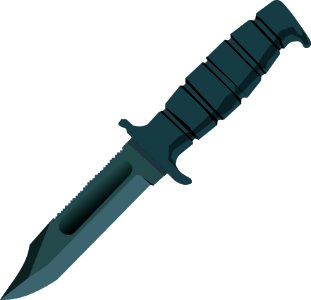 Knife Weapon Cold Weapon Bowie Knife photo