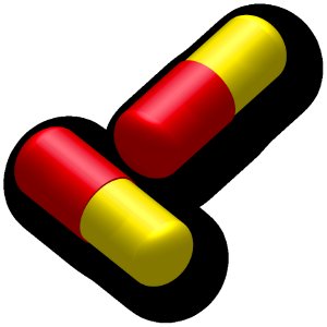 Yellow Drug Product Design Pill photo
